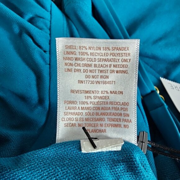 Shade   Shore Blue One-Piece Lace Up Swimsuit Sz Small NEW - Picture 7 of 7